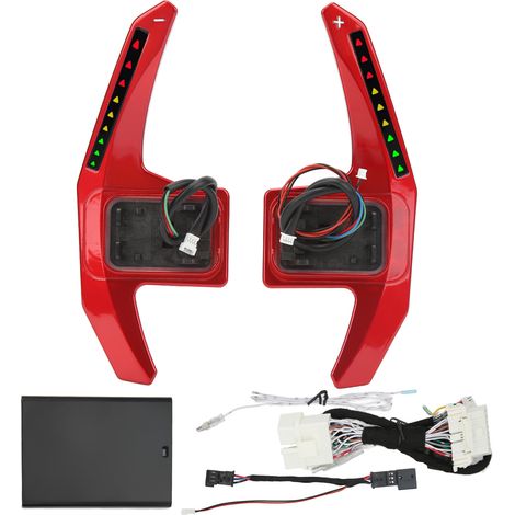 LED Paddle manette de vitesse Extension APP contrôleur remplacement pour F G série M Sport M2 M3 M4 M5 M6 X5M X6M rouge (1/4)