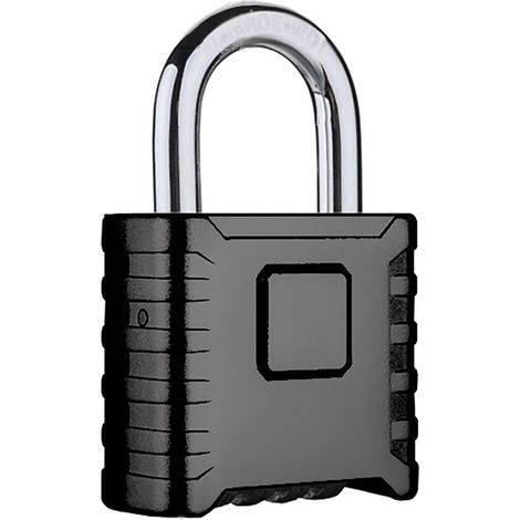 Lucchetto a combinazione a quattro cifre per impieghi gravosi, lucchetto robusto da 53 mm con gancio di bloccaggio spesso 8 mm, impermeabile e antifurto. (1/4)