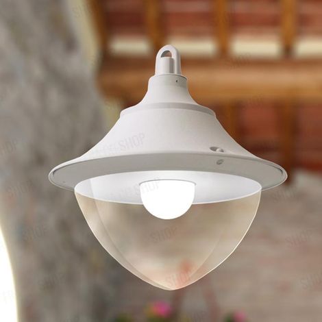 LUIGI 400 DR BIANCO TRASP      POWER LED E27 50W 4000K                                                   - Luce NATURALE (1/2)