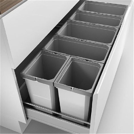 Naber Cox® Box 350 S/1200-6, Abfallsammler für vorhandene Auszüge, ohne Biodeckel (1/3)