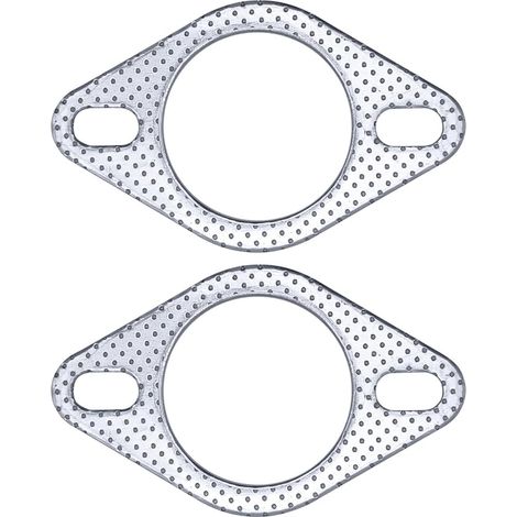Lot de 2 joints d'échappement 2 boulons, kit de joints d'échappement de 6 cm, convient pour voitures, camions et systèmes industriels (60 mm) (1/5)