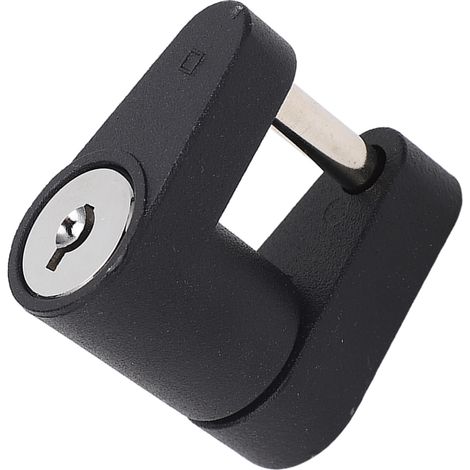 Verrou d'attelage de remorque robuste antivol universel pour camping-cars camions boîte à outils noir (1/5)