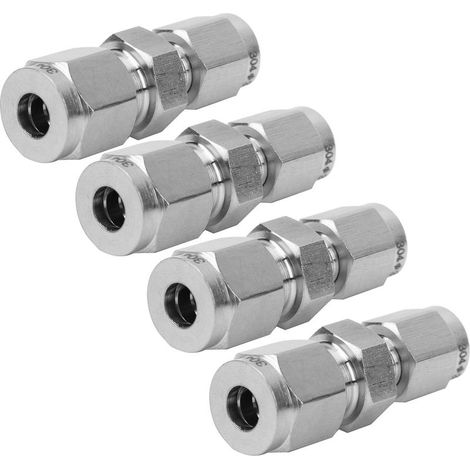 Adaptateur de Réduction en Acier Inoxydable 304, 4 Pièces pour Tubes de Compression Ф3 à Ф6 (1/5)