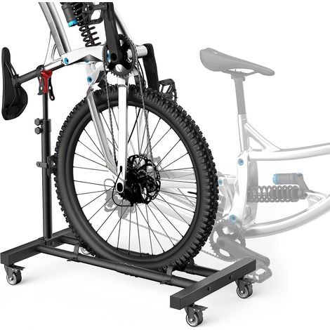 Support Vertical de Vélo avec Roues360°,Jusqu'à 29 Pouces,1Pcs Hauteur Réglable, Sans Perçage, Résistant jusqu'à 80 Livres, Support Autonome pour Garage (1/5)