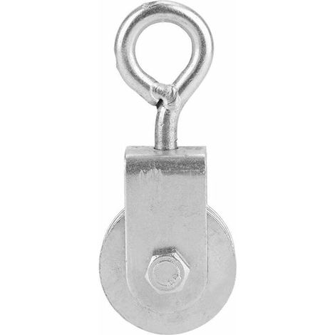 Load capacity of 0.3 tonnes – Simple pulley system with swivel function and wire rope roller lifting wheel (1/5)