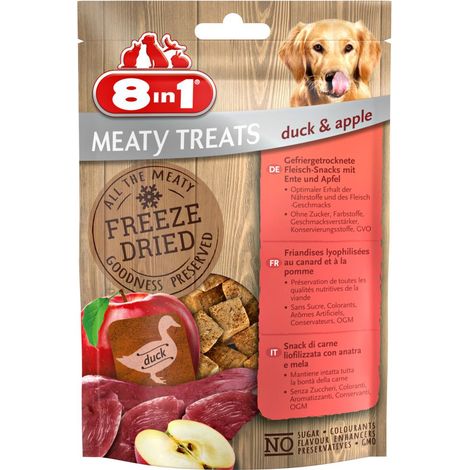 8in1 Meaty Treats mit Ente & Apfel 50 g Soft Snack