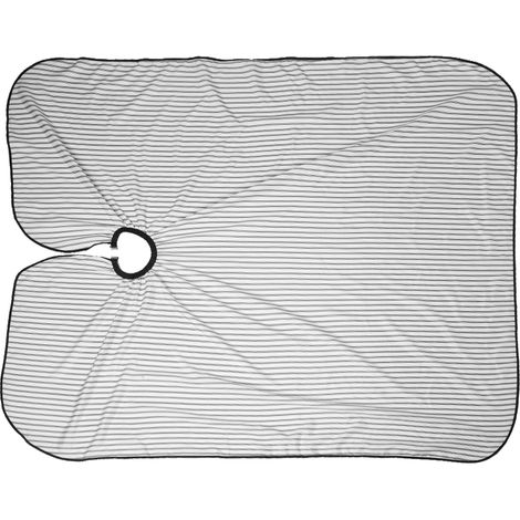 Tablier de Coiffure Salon Professionnel - Protection Teinture Cheveux Noir Accessoire (1/5)