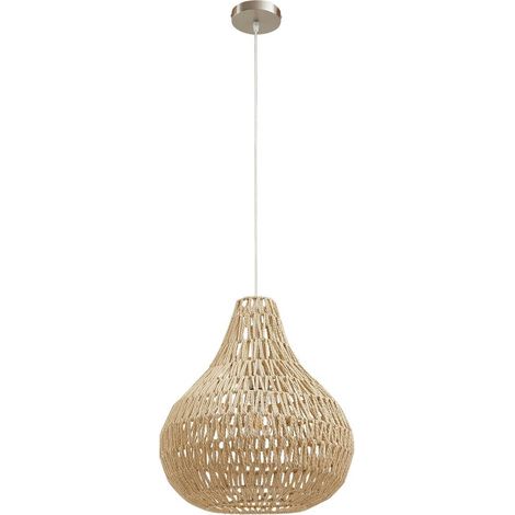 Lindby Lámpara colgante 'Miryam' en Marrón de Madera