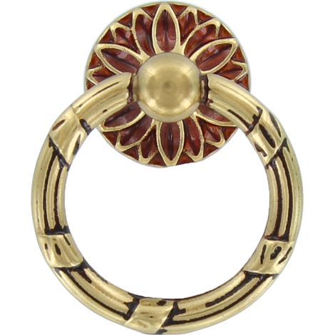 MANIGLIA OTTONE 09236 D 34X43 MM PATINE- 25,0 pz