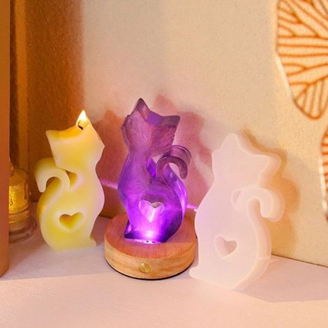 Bougies D'Animaux de Pâques Moule en Silicone Savon Aromathérapie Décorations DIY Décoration de la Maison Artware A (1/4)