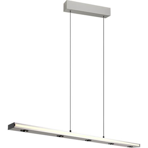 Lampe à suspendre Lampe de salon nickel up and down Dimmable H 200 cm (1/3)