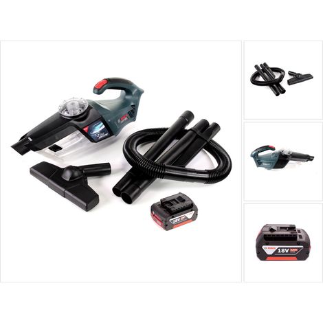 Aspiratore portatile a batteria Bosch GAS 18V-1 Professional Li-Ion + 1x batteria GBA 4,0 Ah, senza caricabatterie (1/5)