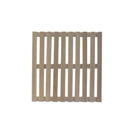 PEDANA DOCCIA IN LEGNO QUADRATA Misura: cm 57 x 57