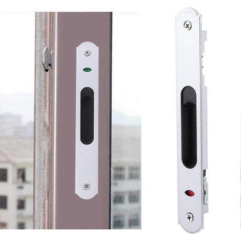 Serratura per porte scorrevoli 2024 - Sistema di chiusura moderno e semplice per porte scorrevoli in vetro per patio, ideale per la sicurezza domestica - AquaForge (1/2)