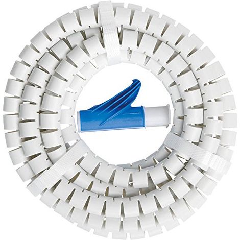 Brennenstuhl 1081590601 Kit Copri Cavo, Bianco, 3 m (1/4)