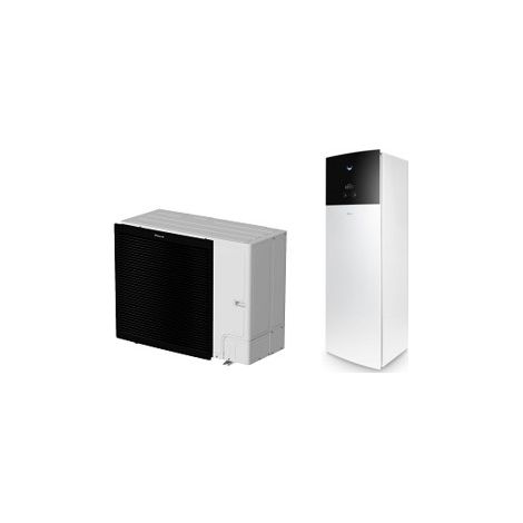 Pompe à chaleur air eau 11kW – Monophasée – ECS 180L – Classe A++ – Unité intérieure au sol – Unité extérieure Daikin Altherma 3 R