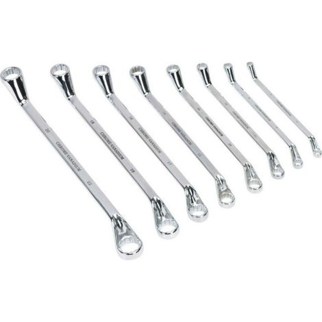 Jeu De 8 Clés à Anneau 6 à 20 Mm 7 à 22 Mm Acier Fixe