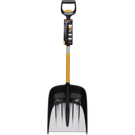 FISKARS Pala de nieve X-series mango recto telescópica plástico/aluminio negro - 1057188 (1/4)