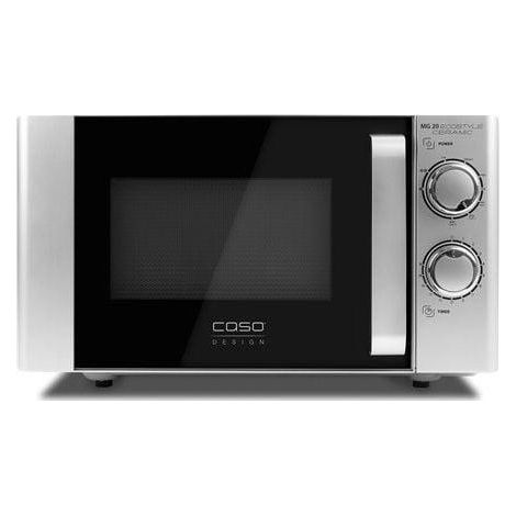 Microondas Caso MG 20 Ecostyle Ceramic plata 20 litros