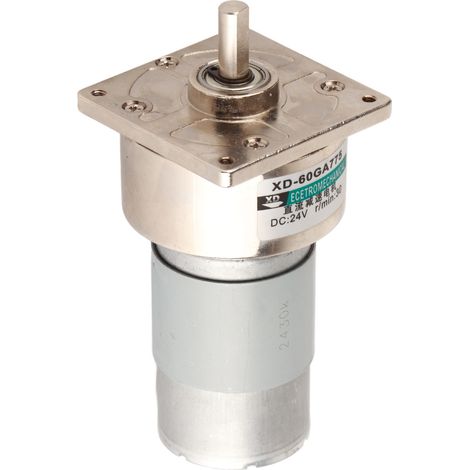 35W Micro DC Metal Gear Motor Speed Adjustable CW/CCW (24V 30rpm) (1/5)