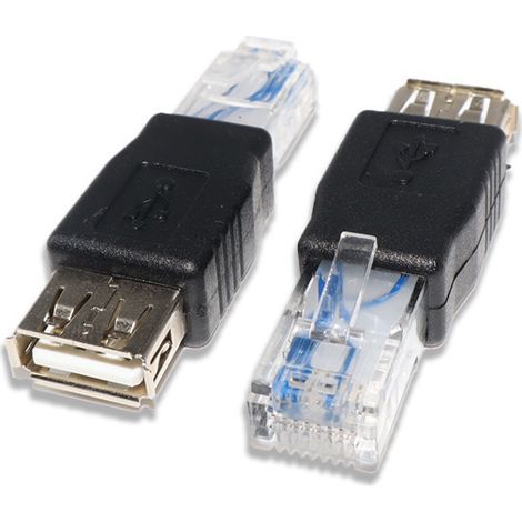 Vente directe d'usine d'adaptateurs RJ45 vers USB femelle, de connecteurs USB vers réseau et d'adaptateurs USB femelle vers RJ45. (1/4)