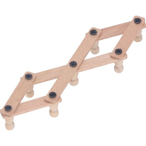 Étagère murale miniature pour maisons de poupées, échelle 1:12, rétractable et pliable, pour accessoires de mobilier de maison de poupée. (1/5)