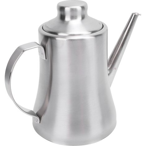 Ölkaraffe aus Edelstahl 304 mit Filter, elegante 1,4-Liter-Ölkaraffe