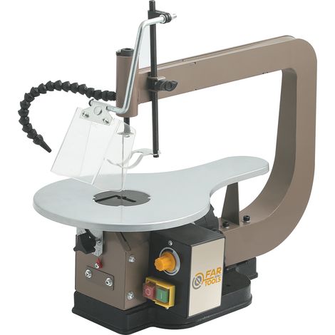 Fartools – Scie à chantourner 120W – Variateur de vitesse – Souffleur intégré – Capacité de coupe 330 x 70 mm – Inclinaison 0-45°