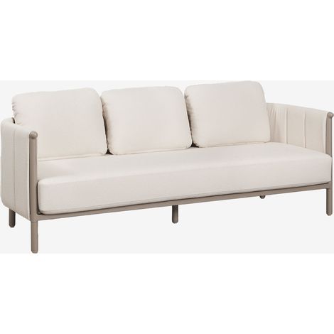 SKLUM 3-Sitzer Garten-Sofa aus Bouclé und Aluminium Boleni                                   