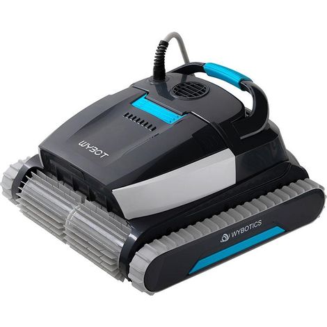 qp E-tron C20 Poolreinigungsroboter blau und weiß