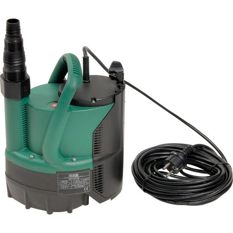 DAB – Pompe vide cave automatique 230V – Débit max 10 m³/h – Hauteur de refoulement 9 m – Pour eaux d'infiltration – Encombrement réduit (1/10)