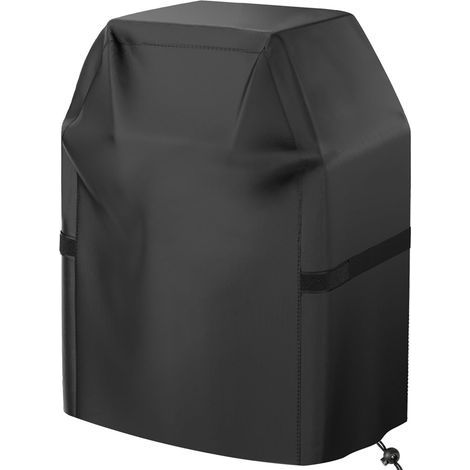 Housse de barbecue , 32 pouces , pour petit barbecue à gaz , imperméable , résistante aux intempéries , aux UV et à la décoloration , avec sangles auto-agrippantes , noire (1/5)