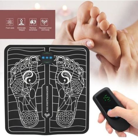 Masseur De Pied - Technologie EMS - 15 Niveaux Dintensité - USB Rechargeable - Pour Relaxation Des Pieds - 1 Pièce