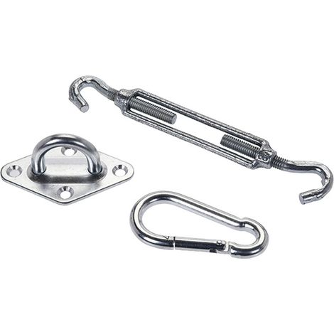 BLISTER ACCESORIOS FIJACION TELA SOMBRA 3 PIEZAS AMBIANCE (1/2)