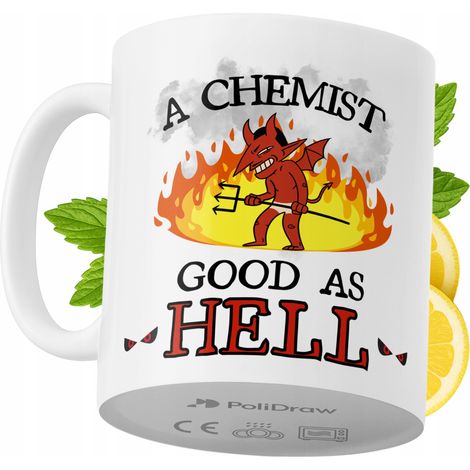 Mug humoristique pour chimiste, avec un texte amusant et un design graphique original. Idéal pour les anniversaires, les fêtes et les occasions spéciales. Mug premium pour la maison, le bureau et le t (1/5)