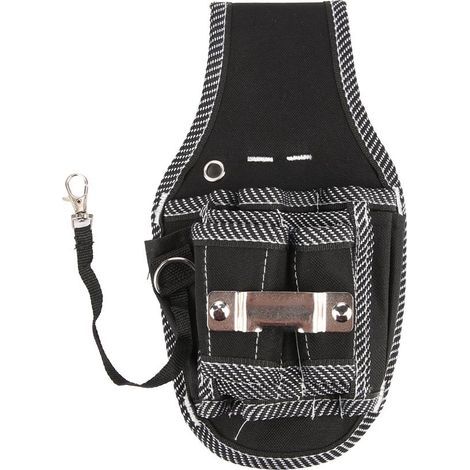 Sac à taille à outils, 600d Pochette légère noire pour Machinery Industries Building Industrial (1/5)