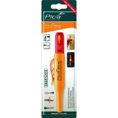 Pica Big Ink Sb Marca Pennarello Permanente Rosso (1/4)