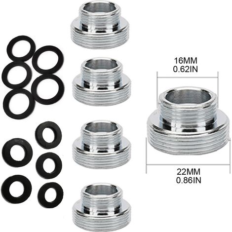 Adaptateur de robinet de cuisine mâle/femelle en laiton pour purificateur d'eau et aérateur. (1/5)