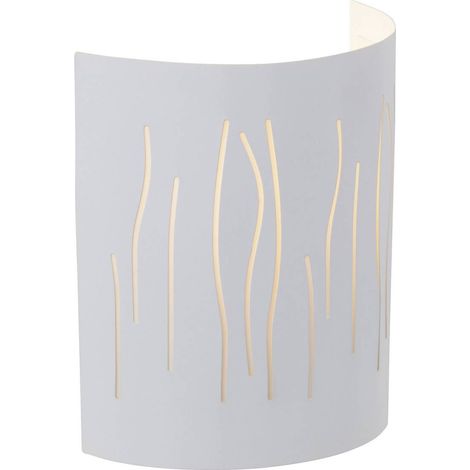 BRILLIANT Lampe Kinley Wandhalbschale weiß 1x A60, E27, 40W, geeignet für Normallampen (nicht enthalten) Für LED-Leuchtmittel geeignet (1/3)