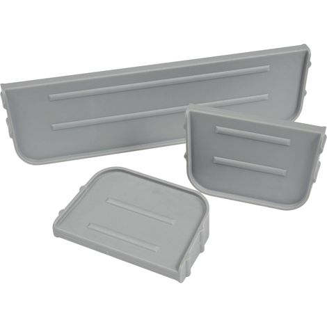 Agoform Besteckasten Trenner Scoop II - Trennwand Set, Kunststoff silber (1/5)