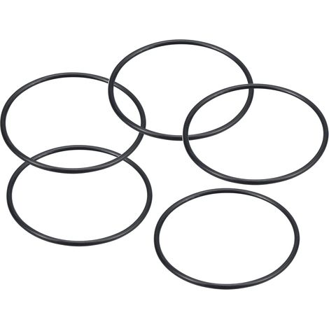 Joint Torique en Caoutchouc Nitrile 65mm OD 60mm ID 2,65mm Largeur, 10 Joints Etanchéité Métriques pour Robinet Plomberie Réparation Automobile, Noir (1/5)