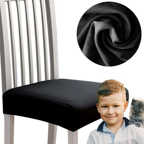Coprisedile per sedia LISCIO elastico NERO