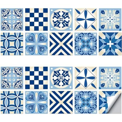 Autocollant Murale - 15x15 cm - Décoration Intérieure pour Cuisine Salle De Bain Salon - Lot De 20 (1/5)