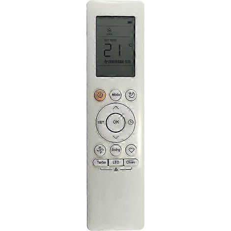 Universelle Fernbedienung für Klimaanlagen, kompatibel mit den Serien RG10B und BGEF, ersetzt Originalmodelle, präzise Temperatur- und Modussteuerung, ergonomisches Design, einfach zu bedienen, ideal (1/5)