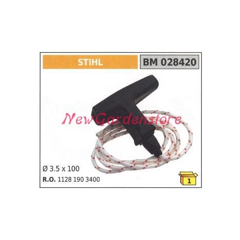 Mango de arranque STIHL cortacésped Ø  3,5 x 100cm 028420
