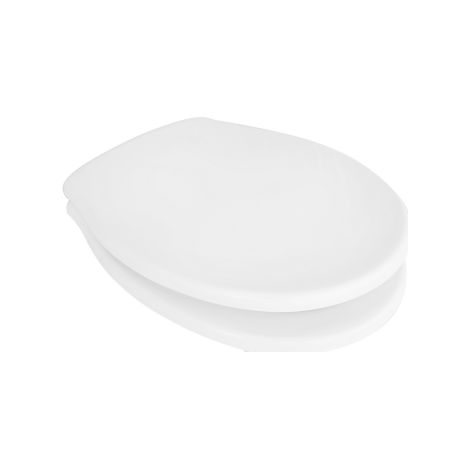 Abattant WC pour vase Azzurra Jubilaeum 46x36 cm abattant WC blanc en fonte de bois avec charnie'res re'glables