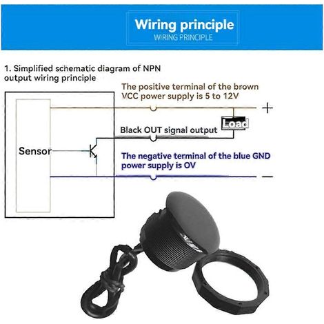 Le détecteur de mouvement de proximité infrarouge intérieur XKC-KD200 M (5-24V) est adapté aux lumières LED, aux équipements de sécurité, aux poubelles, aux distributeurs d'eau et aux robinets. (1/5)
