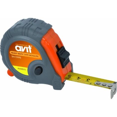 AVIT AV02010 Metro a nastro 3 m Acciaio