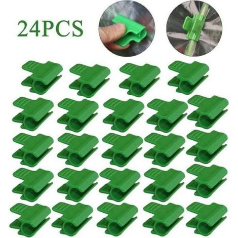 Collier De Serrage - Diamètre Extérieur 16 Mm - Pour Serre Et Abri De Jardin - Lot De 48 Pièces (1/4)