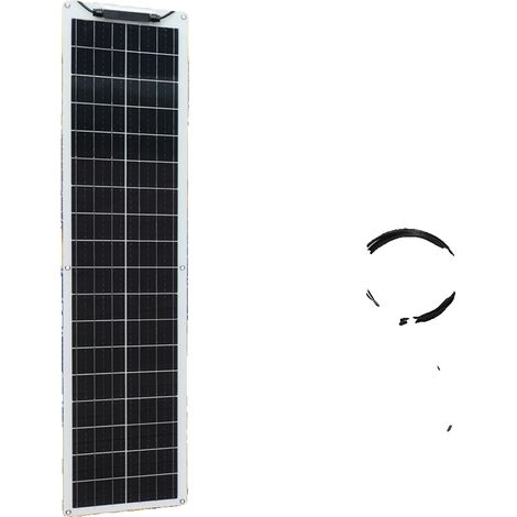 Panneau Solaire, Design Flexible, Haute Efficacité, kit blanc 50w (1/2)